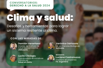 Conversatorio sobre clima y salud